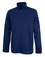 Charles River Apparel Men's Heathered 1/4 Zip Fleece