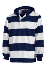 Charles River Hooded Rugby Polo